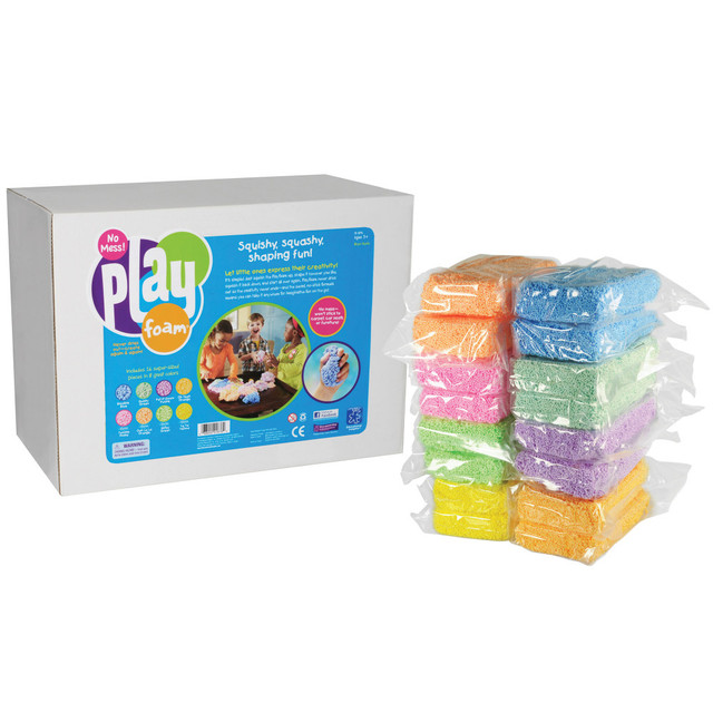 EDUCATIONAL INSIGHTS EI-1876 Playfoam Class Pack, Assorted Colors, Pack Of 16 EDUCATIONAL INSIGHTS EI-1876 Playfoam Class Pack, Assorted Colors, Pack Of 16