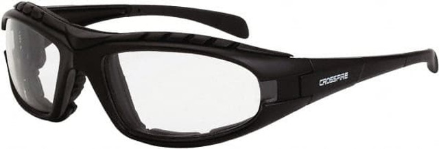 CrossFire 2724 AF Safety Glass: Anti-Fog, Polycarbonate, Clear Lenses, Full-Framed, UV Protection