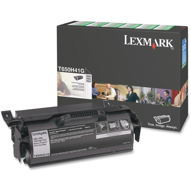 LEXMARK INTERNATIONAL, INC. Lexmark T650H41G  Original Laser Toner Cartridge - Black Pack - 25000 Pages