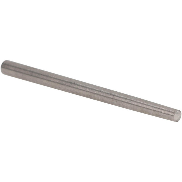 Value Collection MSC67702209X Size 5, 0.2058" Small End Diam, 0.289" Large End Diam, Passivated Stainless Steel Taper Pin