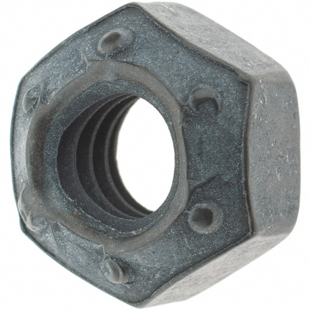 MSC 36560 Hex Lock Nut: Distorted Thread, 1/4-20, Grade L9 Steel, Uncoated with Wax