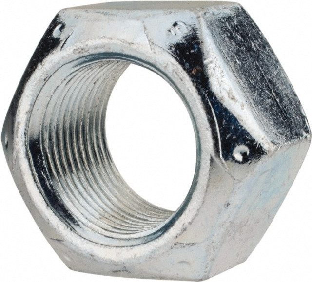 Value Collection 828300BR Hex Lock Nut: Distorted Thread, 1-14, Grade C Steel, Cadmium Clear-Plated