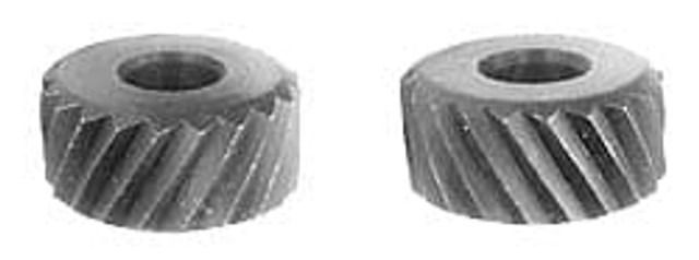 MSC MKR 1.2 Standard Knurl Wheel: 3/4" Dia, 90 ° Tooth Angle, 21 TPI, Diagonal, High Speed Steel