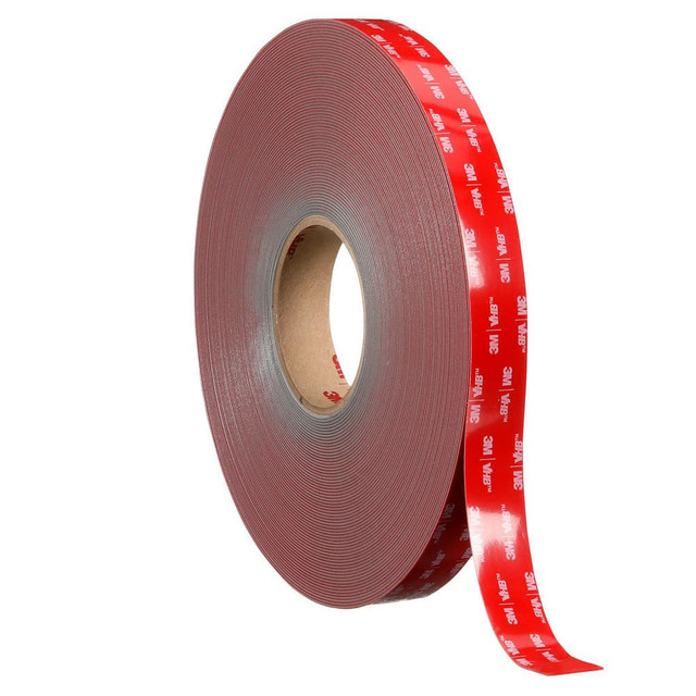 3M Double Sided Tape; Tape Material: Acrylic Foam; Shape: Continuous Roll; Width (Inch): 44; Thickness (mil): 62.0000; Color: Gray; Series: RP+ 7100273414