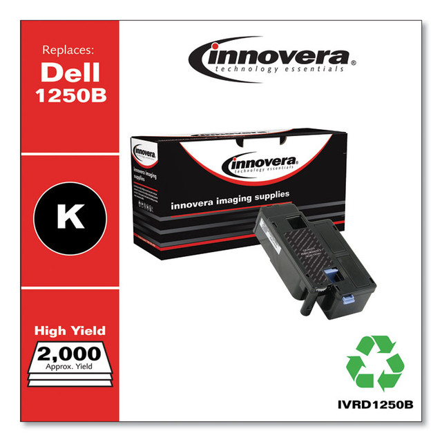 INNOVERA D1250B Remanufactured Black High-Yield Toner, Replacement for 331-0778, 2,000 Page-Yield