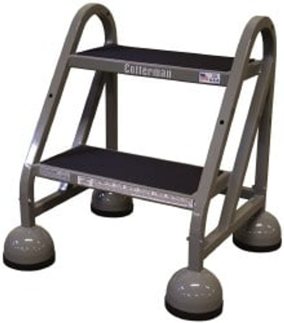 Cotterman C0840091 Steel Rolling Ladder: 2 Step