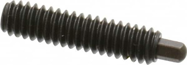 Vlier H55N Threaded Spring Plunger: 1/4-20, 1" Thread Length, 3/16" Projection