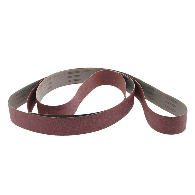 Tru-Maxx 7175 Abrasive Belt: 2" Wide, 132" Long, 80 Grit, Aluminum Oxide