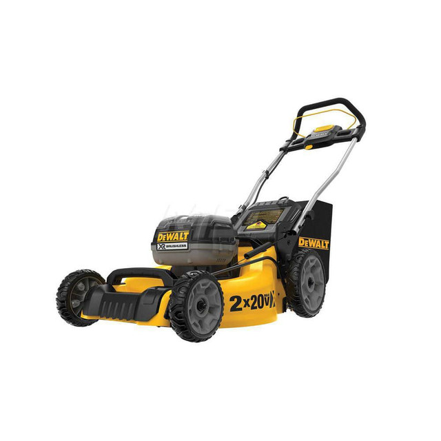 DeWALT DCMW220W2 Lawn Mowers; Mower Type: Walk Behind ; Cutting Width: 20in ; Discharge Type: Bag; Mulch ; Front Wheel Diameter: 7in ; Rear Wheel Diameter: 10in
