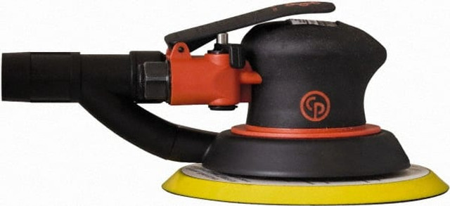 Chicago Pneumatic 8941272252 Air Orbital Sander: Round, 6" Pad, 12,000 OPM