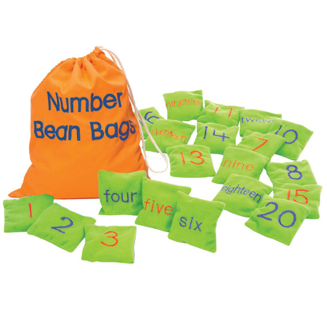 EDUCATIONAL INSIGHTS EI-3047 Number Bean Bags, Pack Of 20 EDUCATIONAL INSIGHTS EI-3047 Number Bean Bags, Pack Of 20