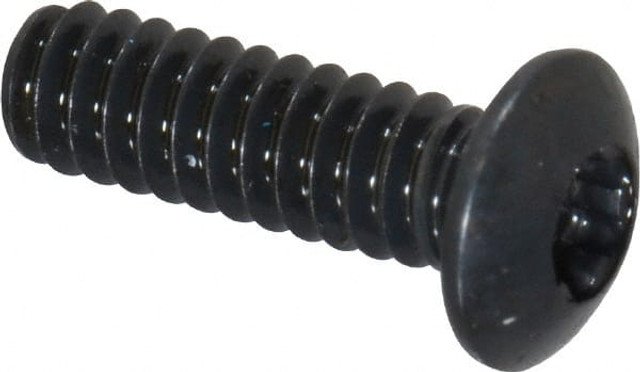 Camcar 34083 Button Socket Cap Screw: #4-40 x 3/8, Alloy Steel, Black Oxide Coated