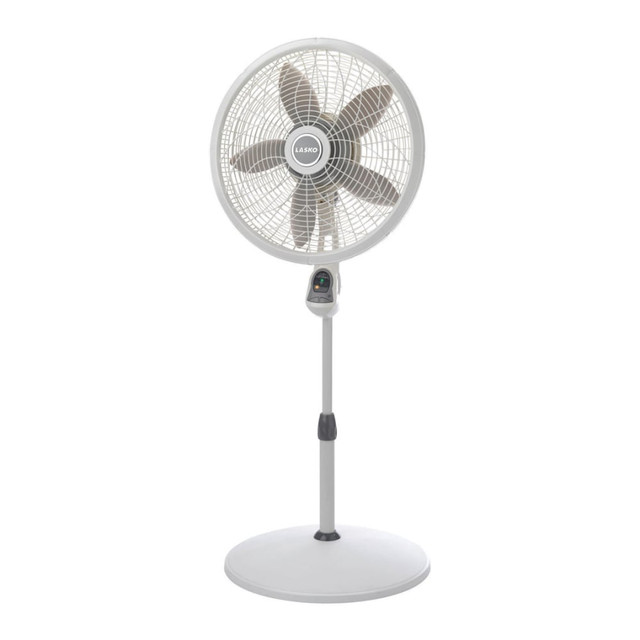 LASKO PRODUCTS, LLC 1850 Lasko 18in Adjustable Elegance & Performance Pedestal Fan with Remote Control