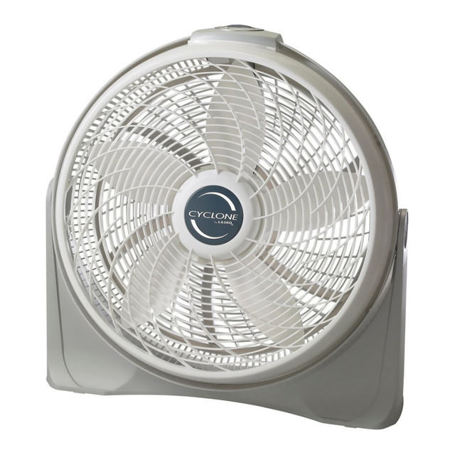 LASKO PRODUCTS, LLC Lasko 3520  Cyclone 20in 3-Speed Air Circulator Fan, 23.19inH x 6.75inW x 23.5inD, White