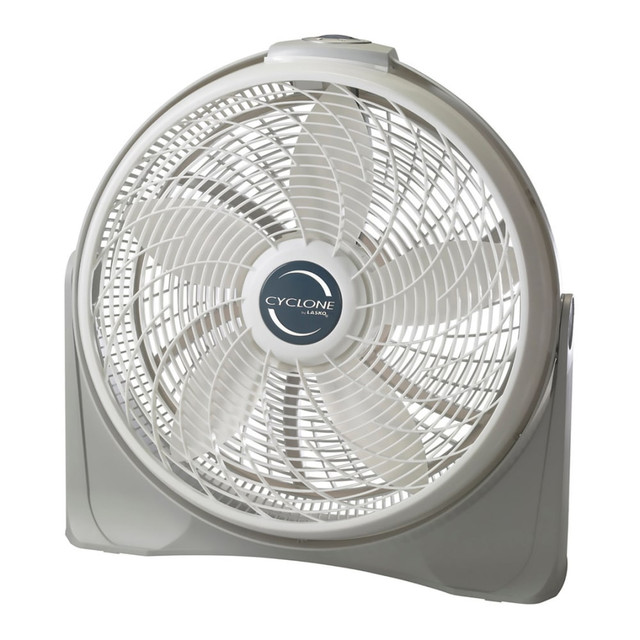 LASKO PRODUCTS, LLC 3520 Lasko Cyclone 20in 3-Speed Air Circulator Fan, 23.19inH x 6.75inW x 23.5inD, White