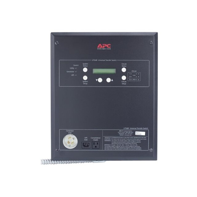 AMERICAN POWER CONVERSION CORP UTS6BI APC Universal Transfer Switch 6-Circuit - Bypass switch - AC 120/240 V