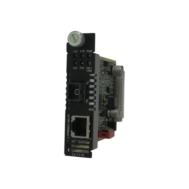 PERLE SYSTEMS 05042860 Perle CM-1110-M1SC05D - Fiber media converter - GigE - 10Base-T, 100Base-TX, 1000Base-T, 1000Base-BX-D - RJ-45 / SC multi-mode - up to 1800 ft - 1550 (TX) / 1310 (RX) nm PERLE SYSTEMS 05042860 Perle CM-1110-M1SC05D - Fiber media converter - GigE - 10Base-T, 100Base-TX, 1000Base-T, 1000Base-BX-D - RJ-45 / SC multi-mode - up to 1800 ft - 1550 (TX) / 1310 (RX) nm