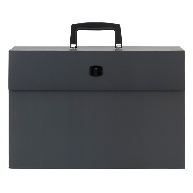 OFFICE DEPOT JB18112  Brand Paper Expanding Case File, 19 Pockets, Legal Paper Size, Gray