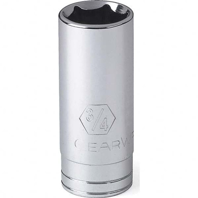 GEARWRENCH 80674 Deep Hand Socket: 1/2" Drive, 1" Socket, 6-Point