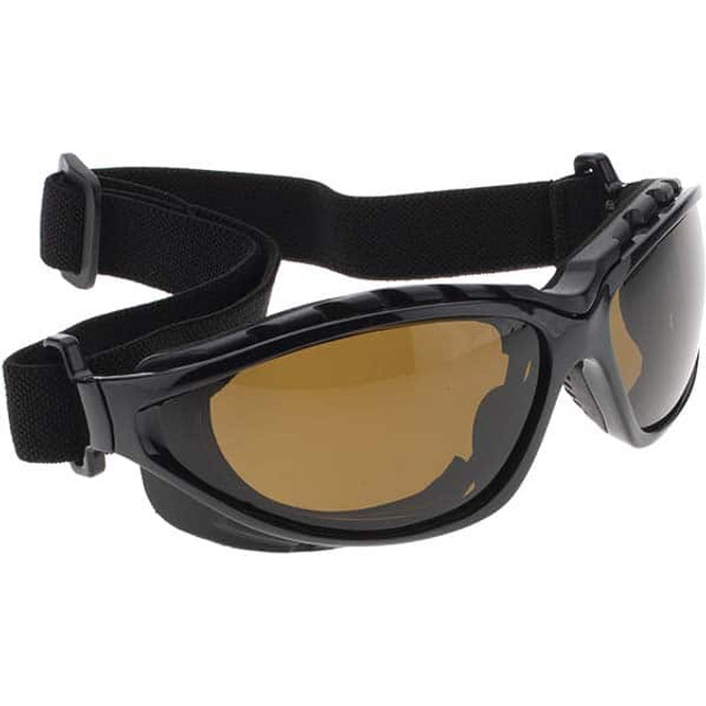 MCR Safety RP31BPF Safety Glass: Anti-Fog, Brown Lenses, Full-Framed