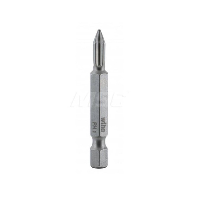 Wiha 74103 Power Screwdriver Bit: #1 Phillips, #1 Speciality Point Size