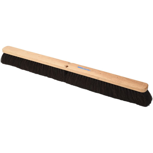 PRO-SOURCE SWP36-HOR Push Broom: 36" Wide, Horsehair Bristle