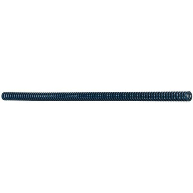 Dayton Lamina 9-0848-21 Die Spring: 1/2" Hole Dia, 9/32" Rod Dia, 12" Free Length, Blue