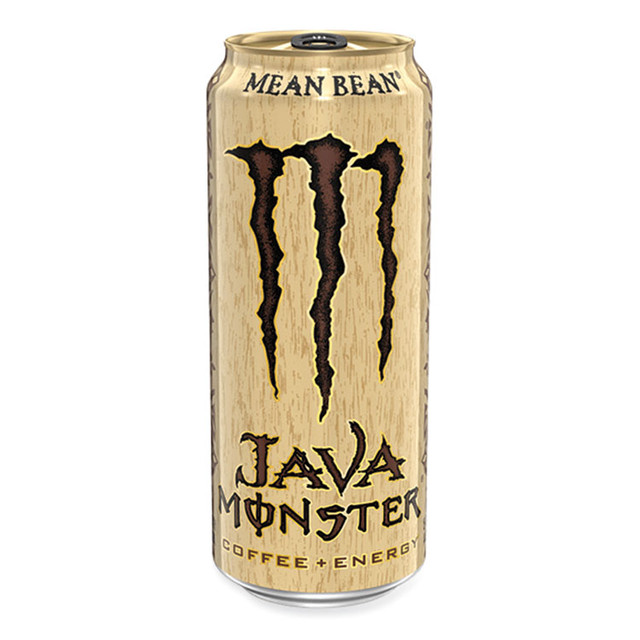 HANSEN NATURAL CORP. Monster® 070847812609 Java Monster Cold Brew Coffee, Mean Bean, 15 oz Can, 12/Pack