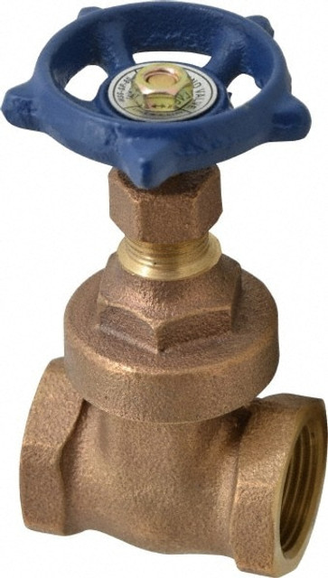 Legend Valve 104-654 Gate Valve: Non-Rising Stem, 3/4" Pipe, Threaded, Bronze