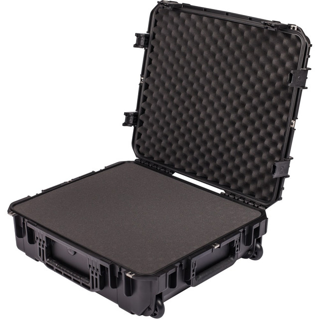 SKB CORPORATION SKB Cases 3I-2421-7BC  iSeries Protective Case With Cubed Foam And Wheels, 24inH x 21inW x 7inD, Black