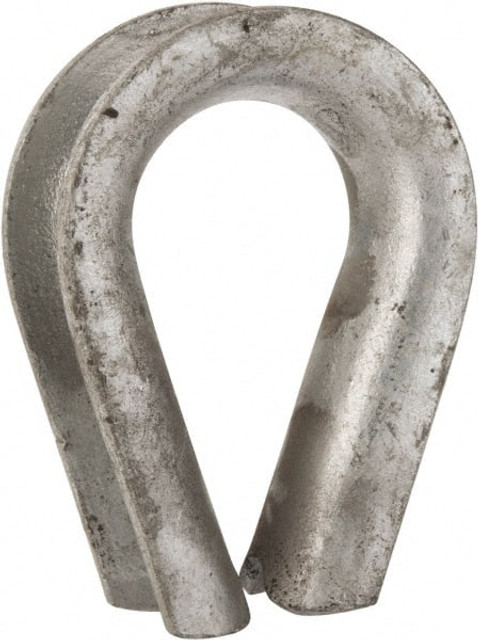 Value Collection 40445 Wire Rope Thimble Clip: 7/8" Rope Dia, Steel