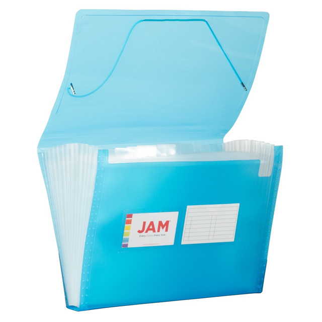 JAM PAPER AND ENVELOPE 21621716OD JAM Paper Letter Size Expanding File, 8in Expansion, 8-1/2in x 11in, Blue JAM PAPER AND ENVELOPE 21621716OD JAM Paper Letter Size Expanding File, 8in Expansion, 8-1/2in x 11in, Blue