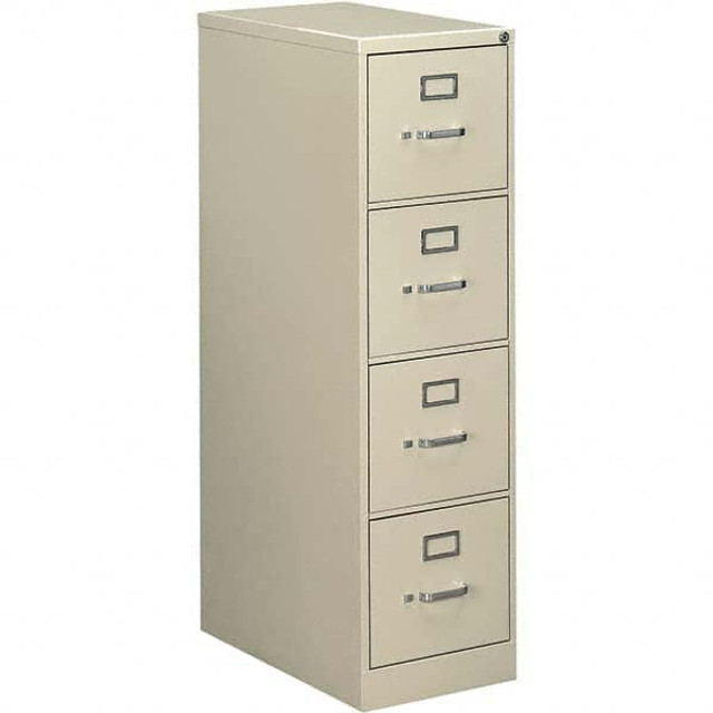 ALERA ALEHVF1552PY Vertical File Cabinet: 4 Drawers, Steel, Putty
