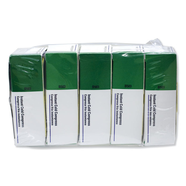 FIRST AID ONLY, INC. B-503-5 Instant Cold Compress, 4 x 5, 1/Box, 5 Boxes/Pack