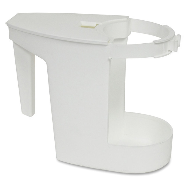 SP RICHARDS Genuine Joe 85121CT  Toilet Bowl Mop Caddy - 12 / Carton - White