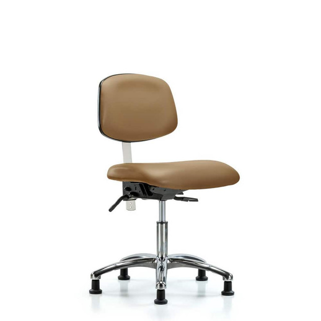 Blue Ridge Ergonomics MSC43579 Task Chair: Vinyl, Taupe