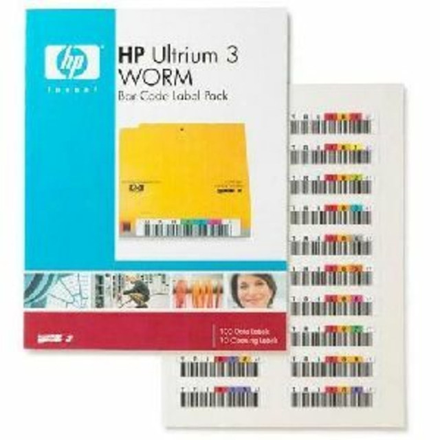 HP INC. HPE Q2008A HP Ultrium 3 WORM Bar Code Label, I10007, Pack