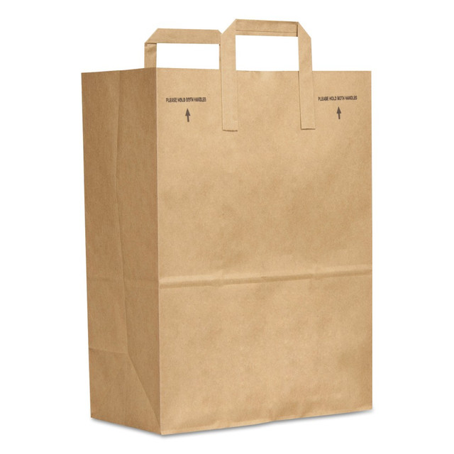 GEN 88885 eral Paper Grocery Bags, 1/6 BBL, 70 Lb, 17inH x 12inW x 7inD, Kraft, Pack Of 300 Bags