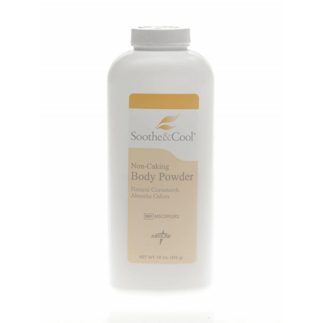 MEDLINE INDUSTRIES, INC. MSC095392 Soothe & Cool Cornstarch Body Powder, 14 Oz, Case Of 12