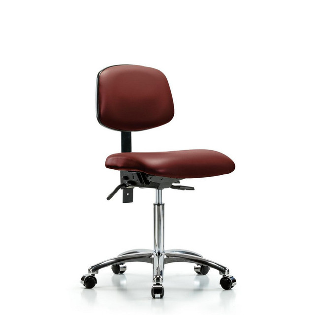 Blue Ridge Ergonomics MSC48652 Task Chair: Vinyl, Borscht