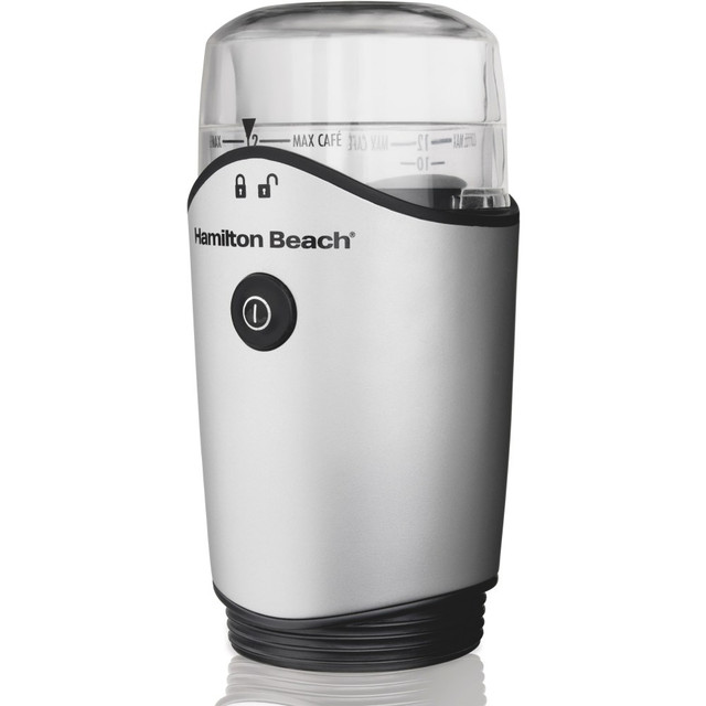 HAMILTON BEACH BRANDS INC. 80350 Hamilton Beach Coffee Grinder, Removable Grinding Chamber HAMILTON BEACH BRANDS INC. 80350 Hamilton Beach Coffee Grinder, Removable Grinding Chamber