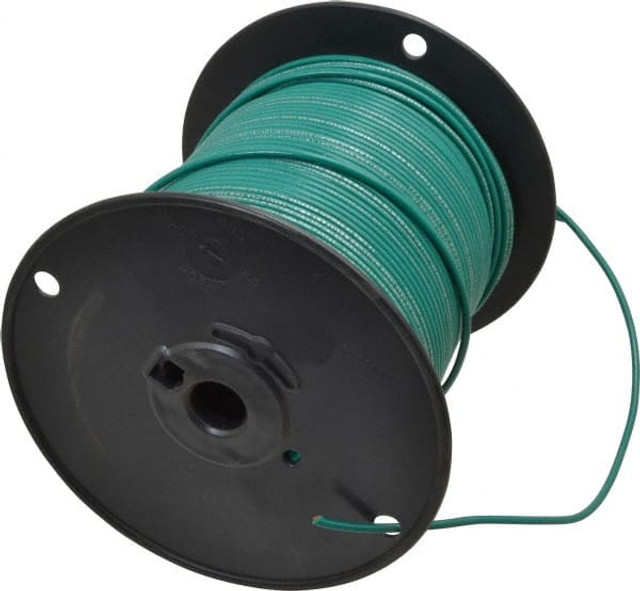 Southwire 411030505 Machine Tool Wire: 14 AWG, Green, 500' Long, Polyvinylchloride, 0.136" OD