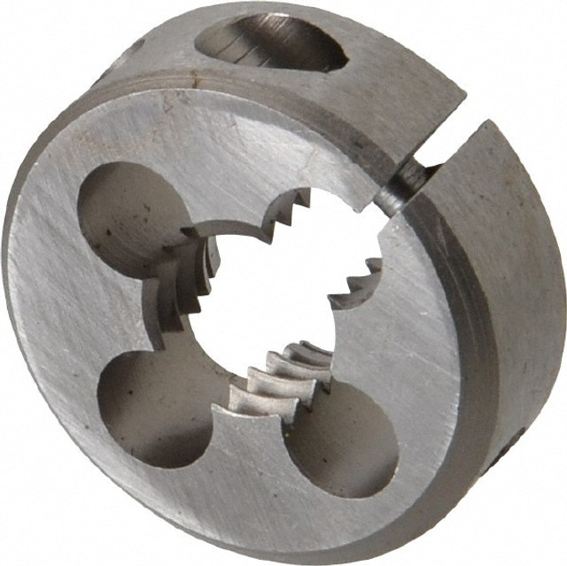 Irwin Hanson 3839 Round Die: 7/16-14, 1" OD, Carbon Steel