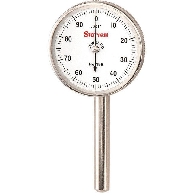 Starrett 50699 Dial Test Indicators: 0.2 Max, 0-100, Horizontal