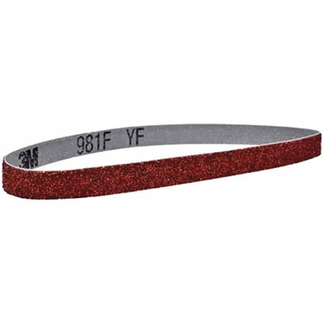 3M Abrasive Belt: 3" Wide, 132" Long, 36 Grit, Ceramic 7100162631