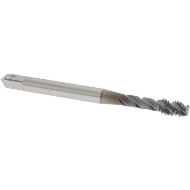 OSG 2918008 Spiral Flute Tap: #8-32 UNC, 3 Flutes, Modified Bottoming, Vanadium High Speed Steel, TICN Coated