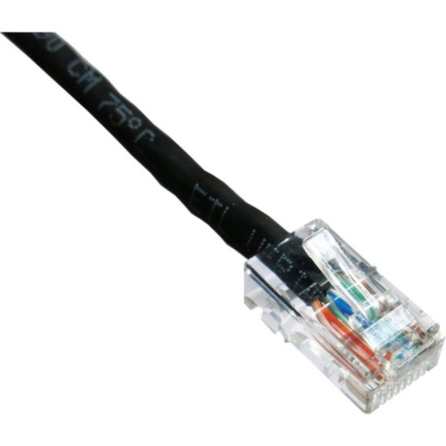 AXIOM MEMORY SOLUTIONS C6NB-K14-AX Axiom 14FT CAT6 550mhz Patch Cable Non-Booted (Black) - Category 6 for Network Device - Patch Cable - 14 ft - 1 x - 1 x - Gold-plated Contacts - Black