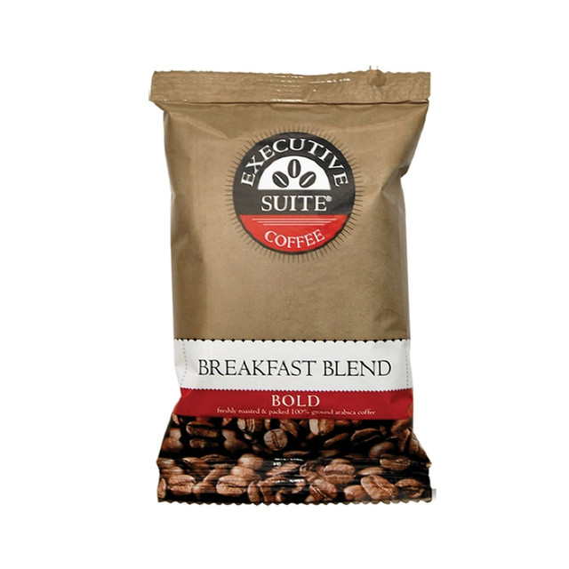 Waking up is easier when you have a pot of Executive Suite Coffee waiting for you. Enjoy the bold, distinct flavor with your breakfast, or pour some coffee into a to-go cup to sip on your way to work. The coffee is freshly roasted and packed for maximum flavor.  Delicious flavor and aroma.  Ideal for the home or the office.