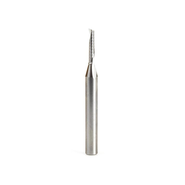 Amana Tool 51482 Spiral Router Bit: 0.125" Dia, 0.625" LOC, 1/4" Shank Dia, Upcut