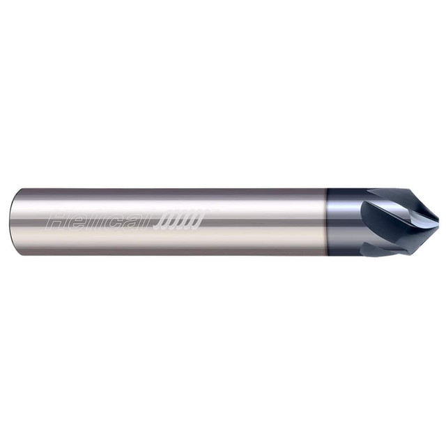 Helical Solutions 07028 Chamfer Mill: 3/8" Dia, 5 Flutes, Solid Carbide